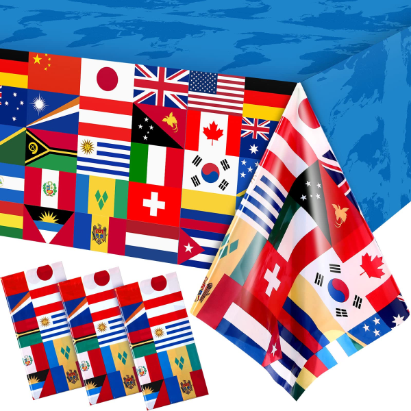 International Flag Borddeksel Duk 108 x 54 tommer (6)