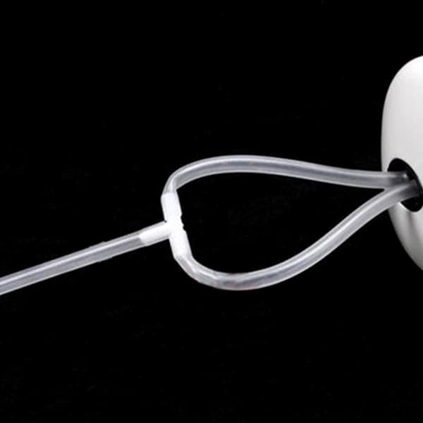 Holdbar akvarieluftrørsforbinder Transparent