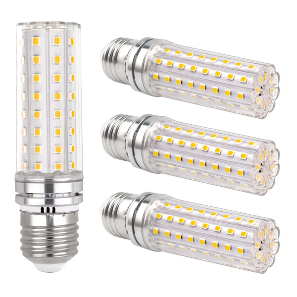 LED E27-lampa 18W, 220-240V, Cool White 6000K, Ej dimbar, 4-pack