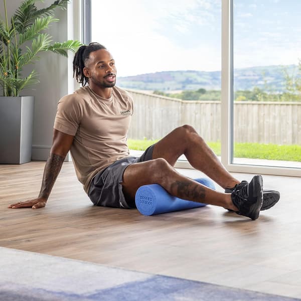 Foam Roller Massager 45 cm Lang Medium Density EPE Muskelmassage (45 cm - Blå)