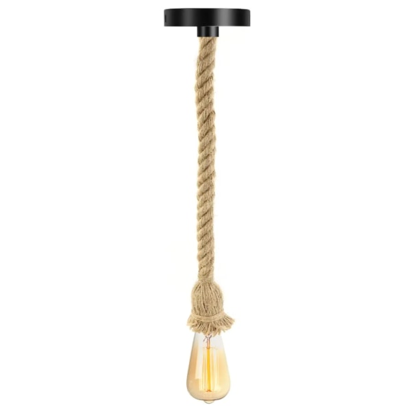 E27 Retro hamperep Chandelier Lampe -100cm (1-lyspære)