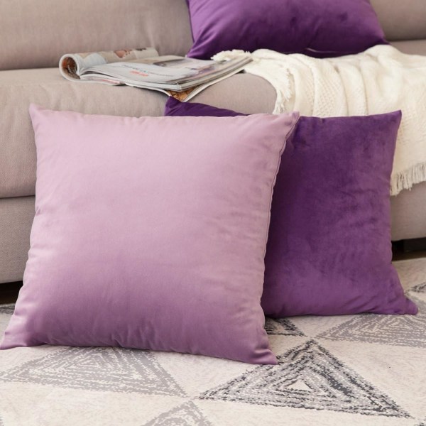 Kudde 45x45cm Kuddfodral för vardagsrum Soffa Sovrum Set om 2 för vardagen
