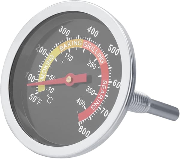 Weber Grill Termometer Låg Genesis 50~800℉ Rustfrit Stål Grill Termometer Temperaturmåler til Grilning