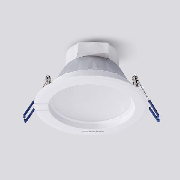 Sæt med 5 LED-indbyggede spotlights til badeværelse (varm hvid)