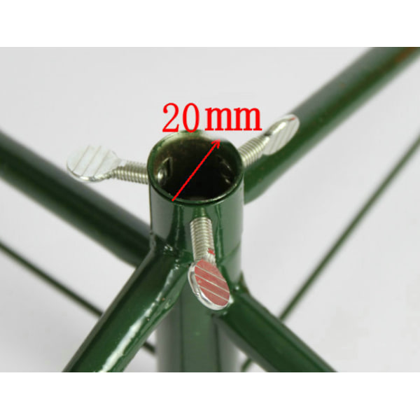 Julgransfot, 35 cm hopfällbart stativ i metall
