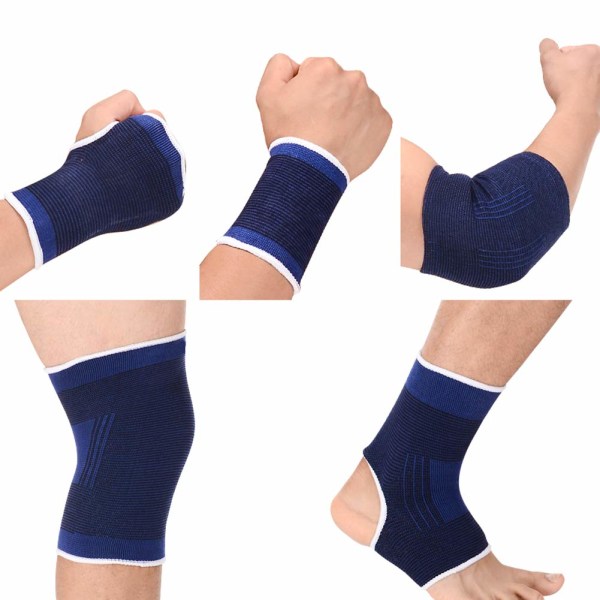 Barn Sportutrustning Handledsskydd Knäskydd Stöd Kompression Armbåge Handflata Skydd Handledsskydd Skyddsutrustning Flickor Pojkar Fotledsskydd Stöd
