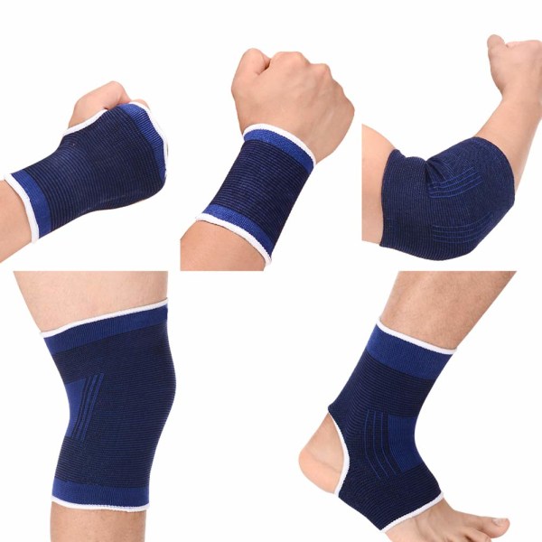 Kids Sports Gear Wrist Ankle Brace Knee Pads Support Compression Elbow Palm Protection Wrist Sleeve Protective Gear Girls Boys Ankle Wrap Support