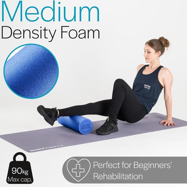 Foam Roller Massager 45cm Lång Medium Densitet EPE Muskelmassage (45cm - Blå)