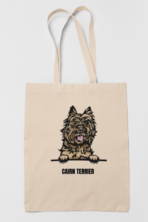 Cairnterrier-kangaskassi koiran ostoskassi Kangaskassi Luonto Nature one size