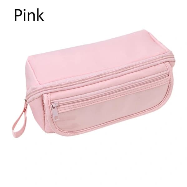 Rosa förvaringsväska för kontorsmaterial [12-pack]