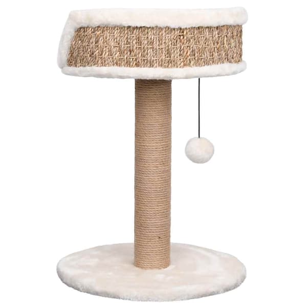 vidaXL Klorestativ til katt 49 cm sjøgress Beige beige