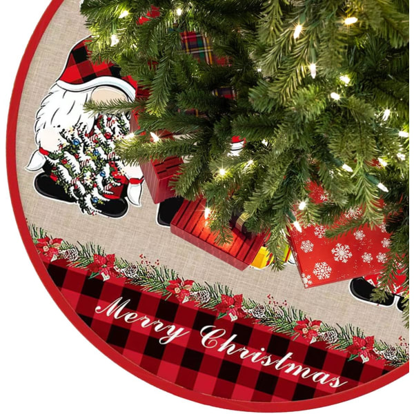 Juletræsnederdele, 36 tommer julepynt Juletræsnederdel, juletræsbundbetræk Ornament til festforsyning nytår