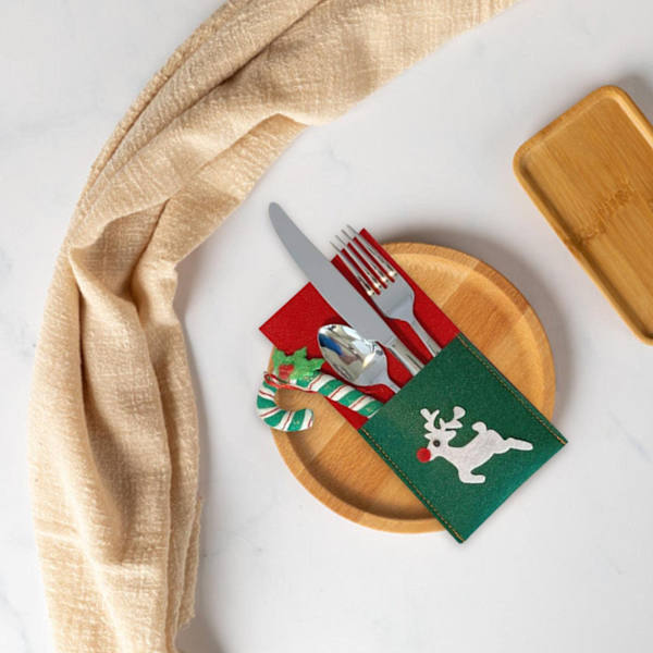 4 stk. julekostume bestikholder