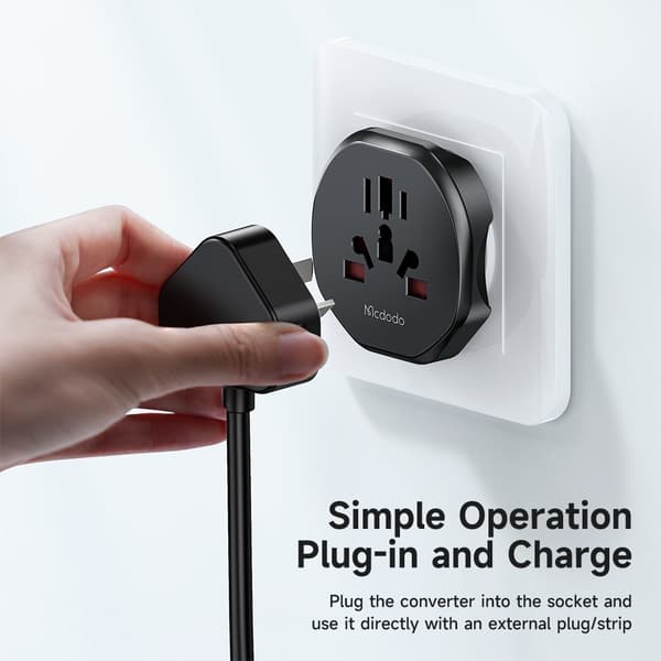 MCDODO Universal Reiseadapter EU-plugg /EU/US 93