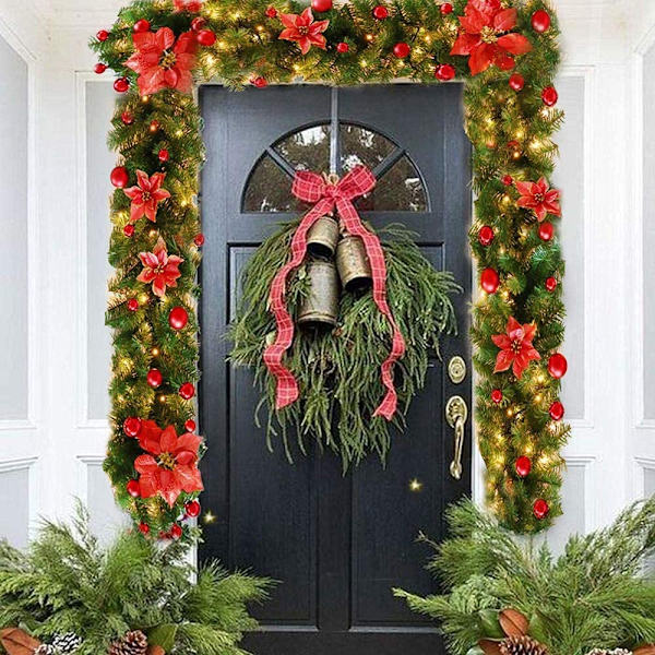 Juleguirlande, juledekoration kranse 270 cm