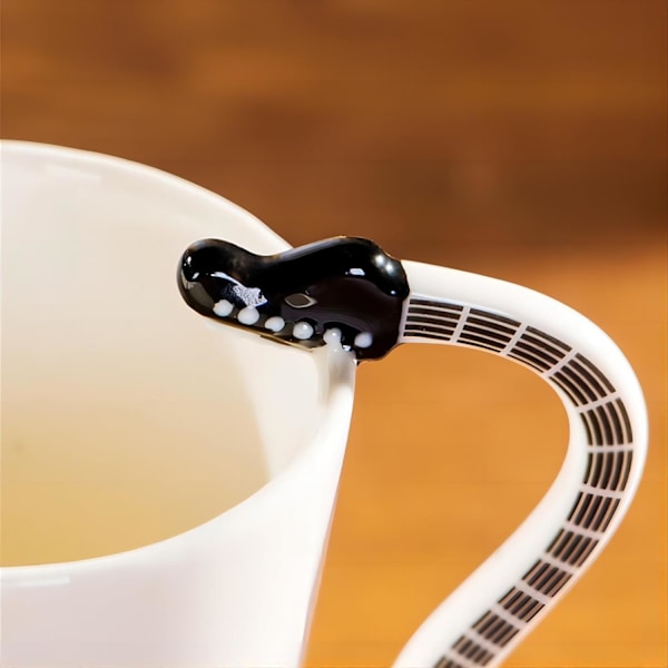 Kreativ musikkopp violin gitarr stil keramisk kopp kaffe te mjölk muggar med handtag nyhet presenter (svart elgitarr)