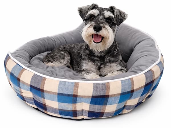 Hundeseng blød fluffy lille medium gray gray