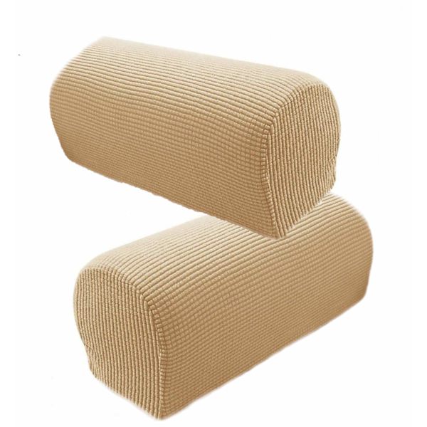Sofa Armrest Protectors for Armchairs, Sofas, Non-Slip Armchair, 2PCS/Set ，Fleece Premium， Stretchy Chair Sofa Couch Arm Protector Stretch Fit