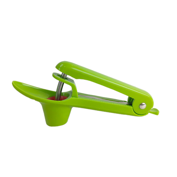 Kirschentkerner-Entferner, Kirschfrucht-Küchen-Olivenkern-Entferner-Entkernungswerkzeug-Samen-Gadget-Entkerner-Entferner (Grün)