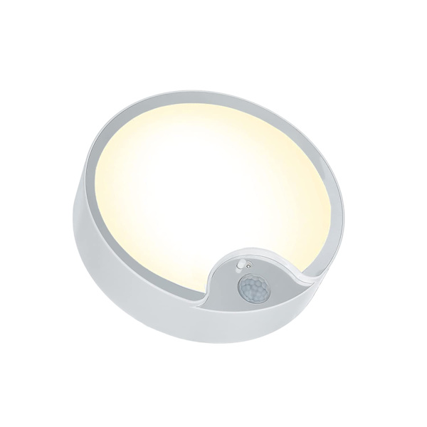 Bevegelsessensor LED-taklampe 19cm 300LM varmt lys