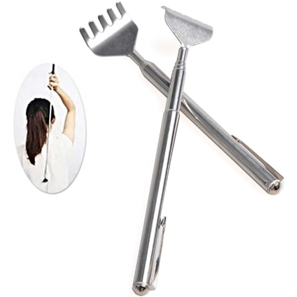 Retractable back scratcher