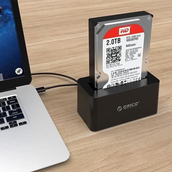 USB 3.0 Dockingstation til 2.5-3.5 SATA III Harddisk - HDD-SSD Dock med UASP LBQ32