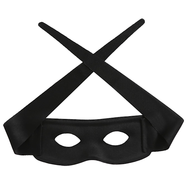 2-pack Halloween-kostym ögonmasker Maskeradmasker Cosplay-festkläder Tillbehör (Svart)