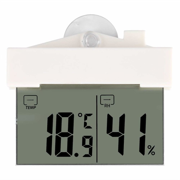 Digital klocka termometer hygrometer LCD självhäftande