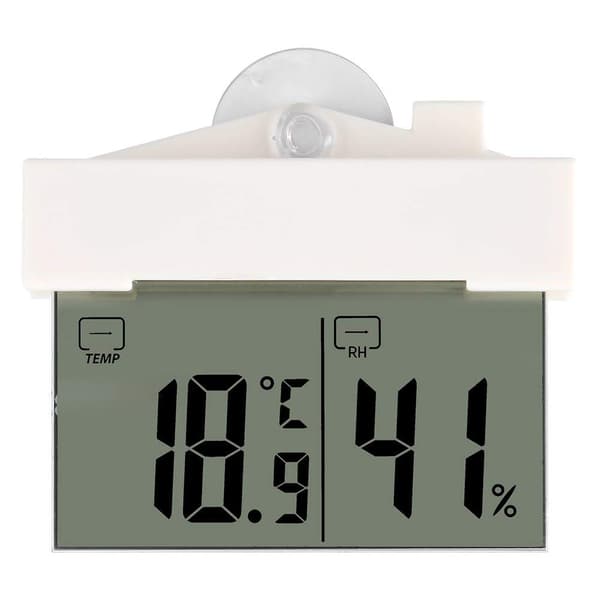 Digital klokke termometer hygrometer LCD selvklebende
