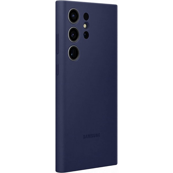 Passer til Samsung Galaxy s23ultra silikone etui, behagelig følelse, anti-fald Dark blue S23 Ultra