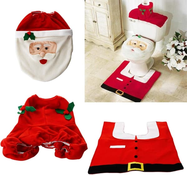 Toalettsete i julestil