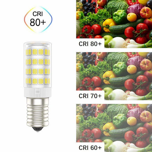 E14 LED-pærer, 5W (svarer til 50W) CoolWhite 6000K 6stk