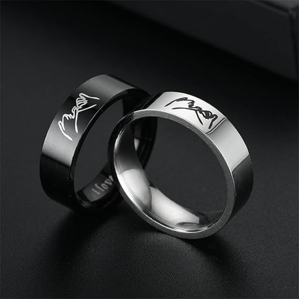 Parirings for Couples, I Love You Promise Rings