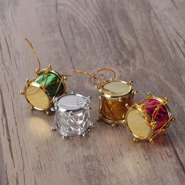 Fargerik glitter minitromme