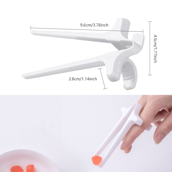 4 stk. fingerchopsticks (hvide)