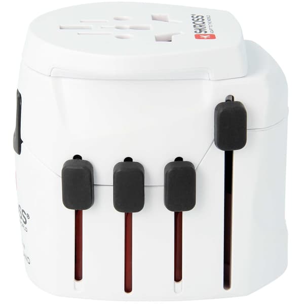 Världsreseadapter PRO World Jordad White 185