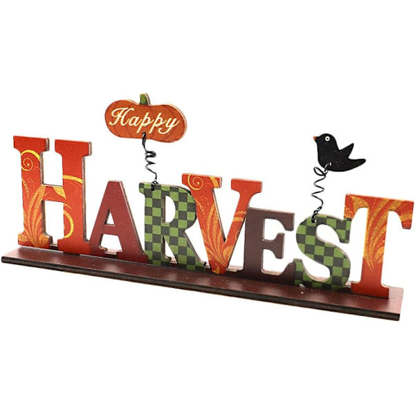 Træ Thanksgiving-skilt (HØST)