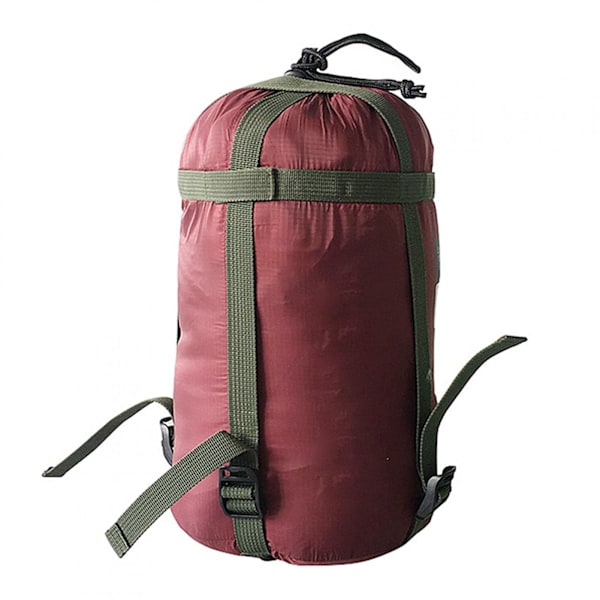 Nylon kompresjonstrekkpose for sovepose, bærbar oppbevaringspose, lett og kompakt, for camping, utendørs fotturer, backpacking, reiser