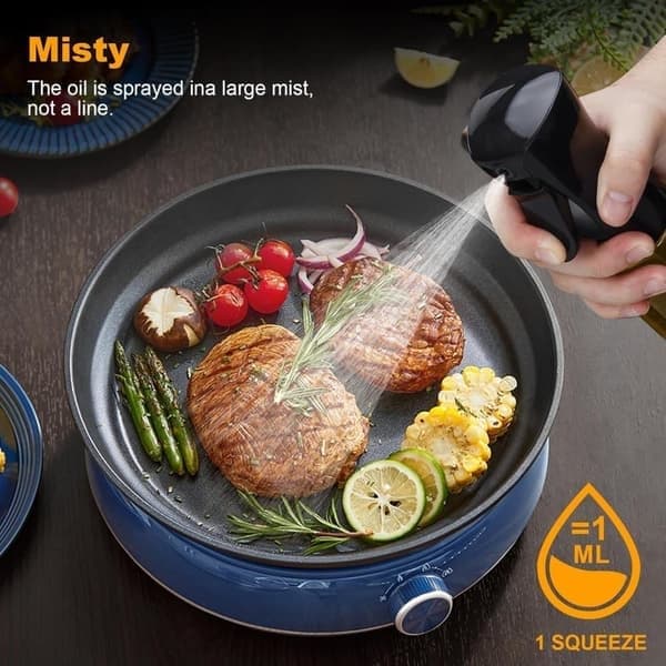 Lasinen suihkepullo öljylle/etikalle 200 ml