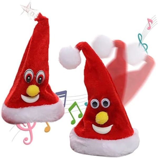 2 Pcs Christmas Luminous Swing Electric Music Tree