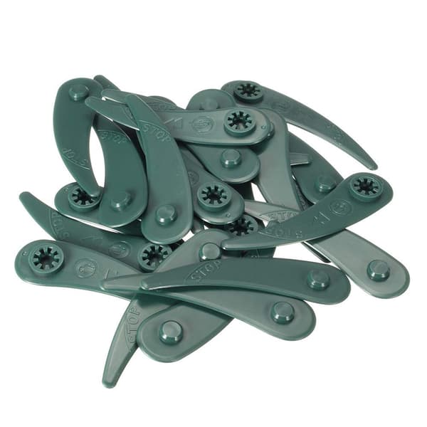50x gresstrimmer plastbladsett kompatibelt med Bosch Art23-18li Art26-18li