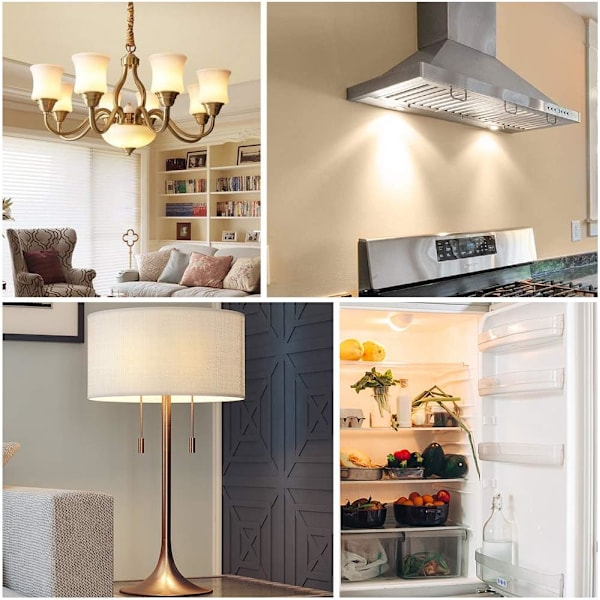 LED-lampa E14, 7W (motsvarar 65W halogen) Varmvit 3000K 700LM Liten Edison-skruv Ej dimbar Flimmerfri AC 220-240V 6-pack