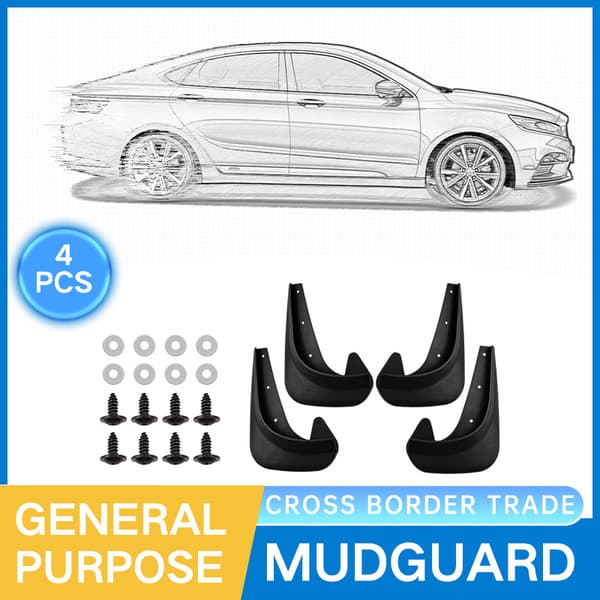 4 stk. Bil Mud Flaps, Splash Guards Mud Flap Mudguards, til XC60 2009-2013 030779759/60 2010-2012