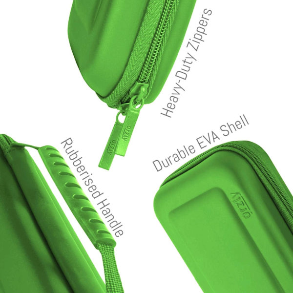 Nintendo Switch Lite Fodral - Skyddsfodral med Förvaring för Switch Lite Spel och Tillbehör green