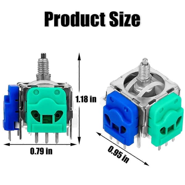 2-pak elektromagnetisk joystick udskiftning drift fix tilbehør