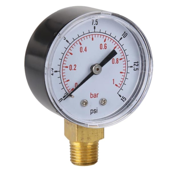 Vandtryksmåler Trykmåling er 0~15psi eller 0~1bar