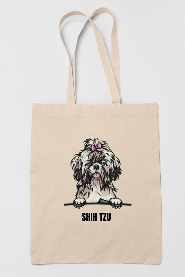 Shih Tzu -kangaskassi koiran ostoskassi Kangaskassi Luonto Nature one size
