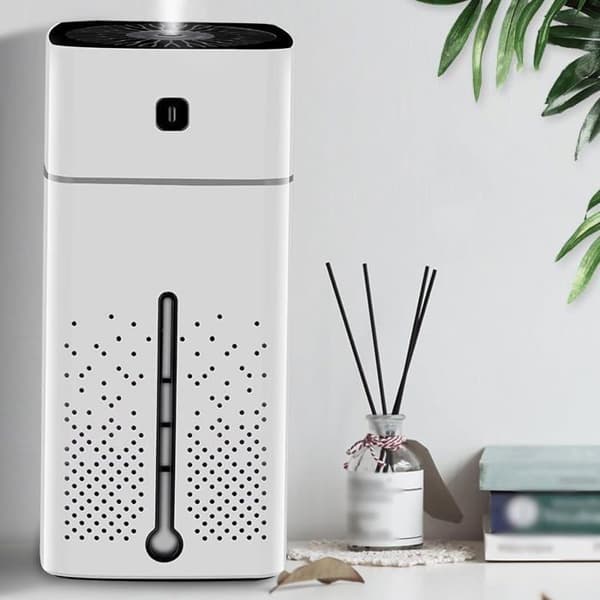 Luftfuktare 1000 ml USB-diffusor tyst luftfuktare vit