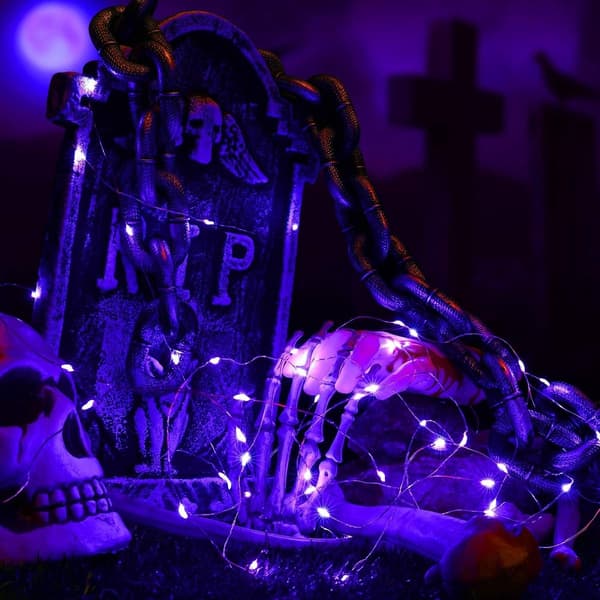 Julgransbelysning - 2-pack - Jul - Halloween - 5m, 50 lampor - Julbelysning