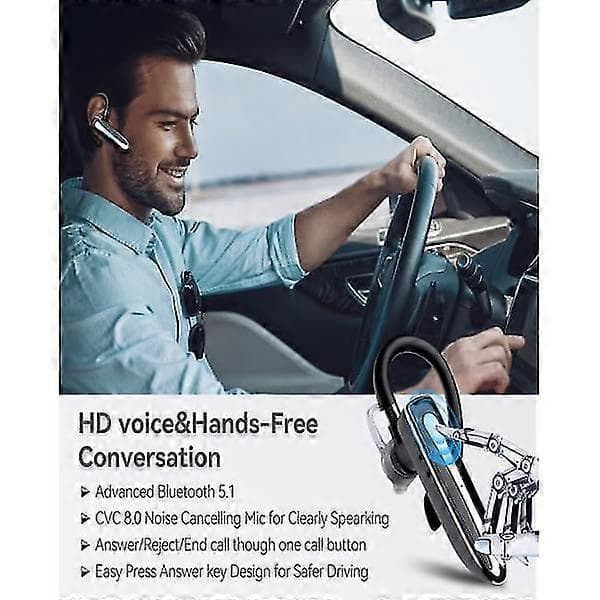 Bluetooth-kuuloke mikrofonilla, handsfree